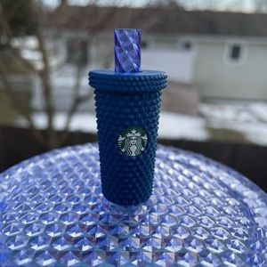Studded Tumbler Cup Straw Buddy Topper for Starbucks Cups
